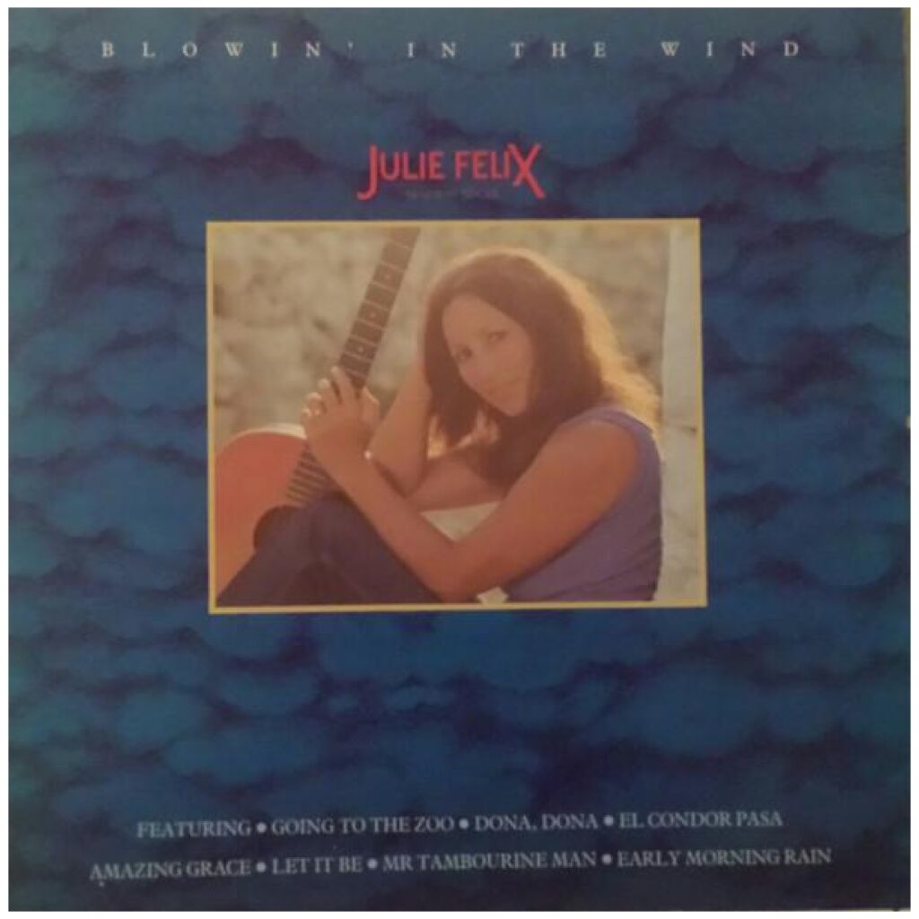 Julie Felix - Blowin In The Wind (LP, Album)>