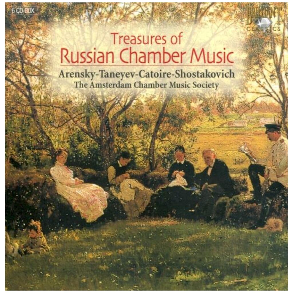 Arensky* - Taneyev* - Catoire* - Shostakovich*, The Amsterdam Chamber Music Society - Treasures Of Russian Chamber Music (6xCD + Box, Comp)