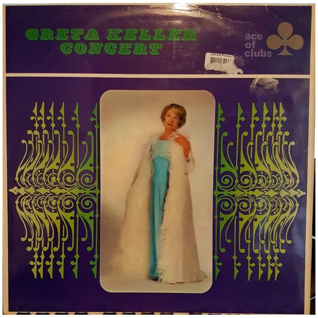 Greta Keller - Greta Keller Concert With Kurt Werner (LP)