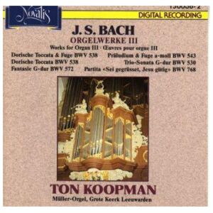 J.S. Bach*, Ton Koopman - Orgelwerke III (CD, Album)