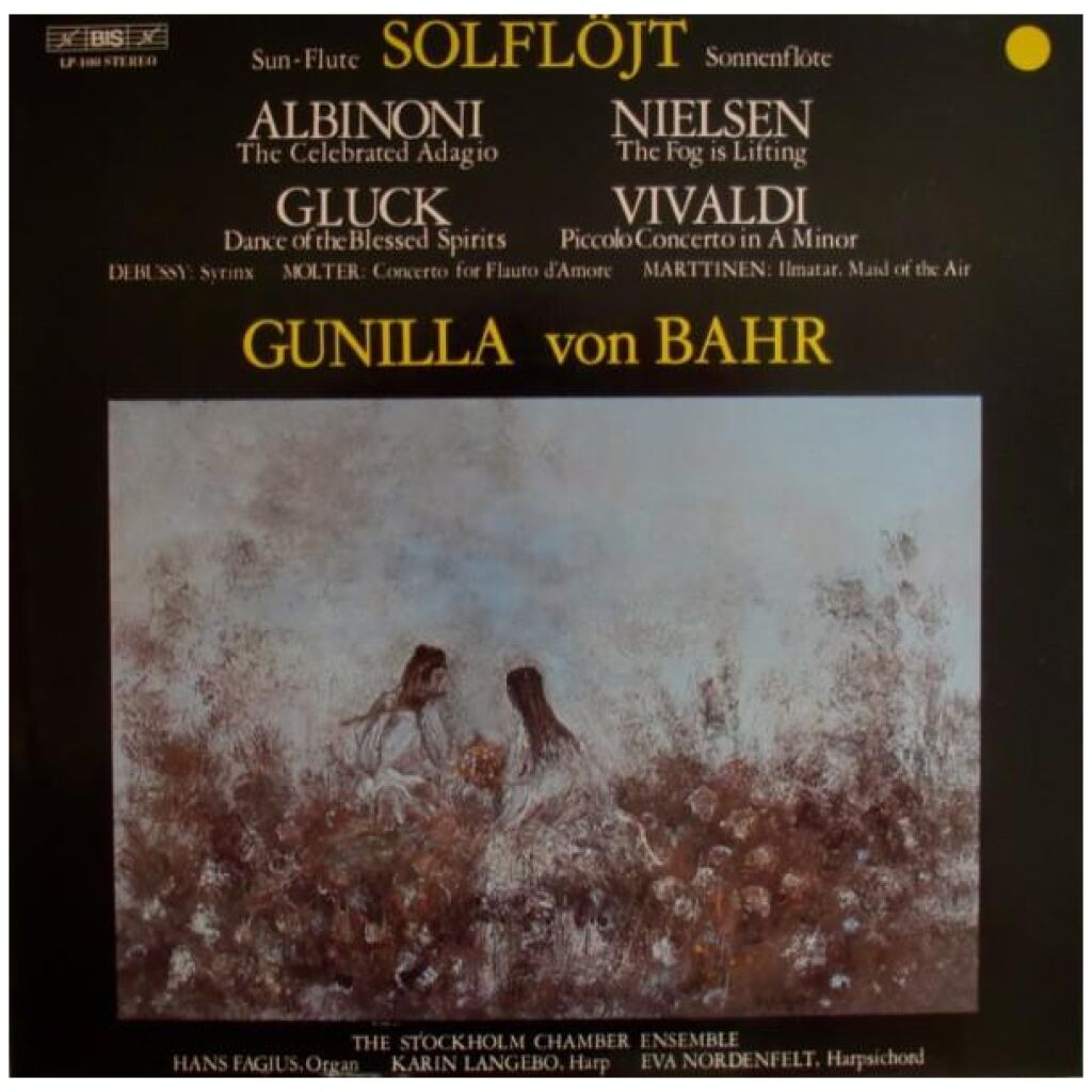 Gunilla von Bahr - Solflöjt (LP, Album)