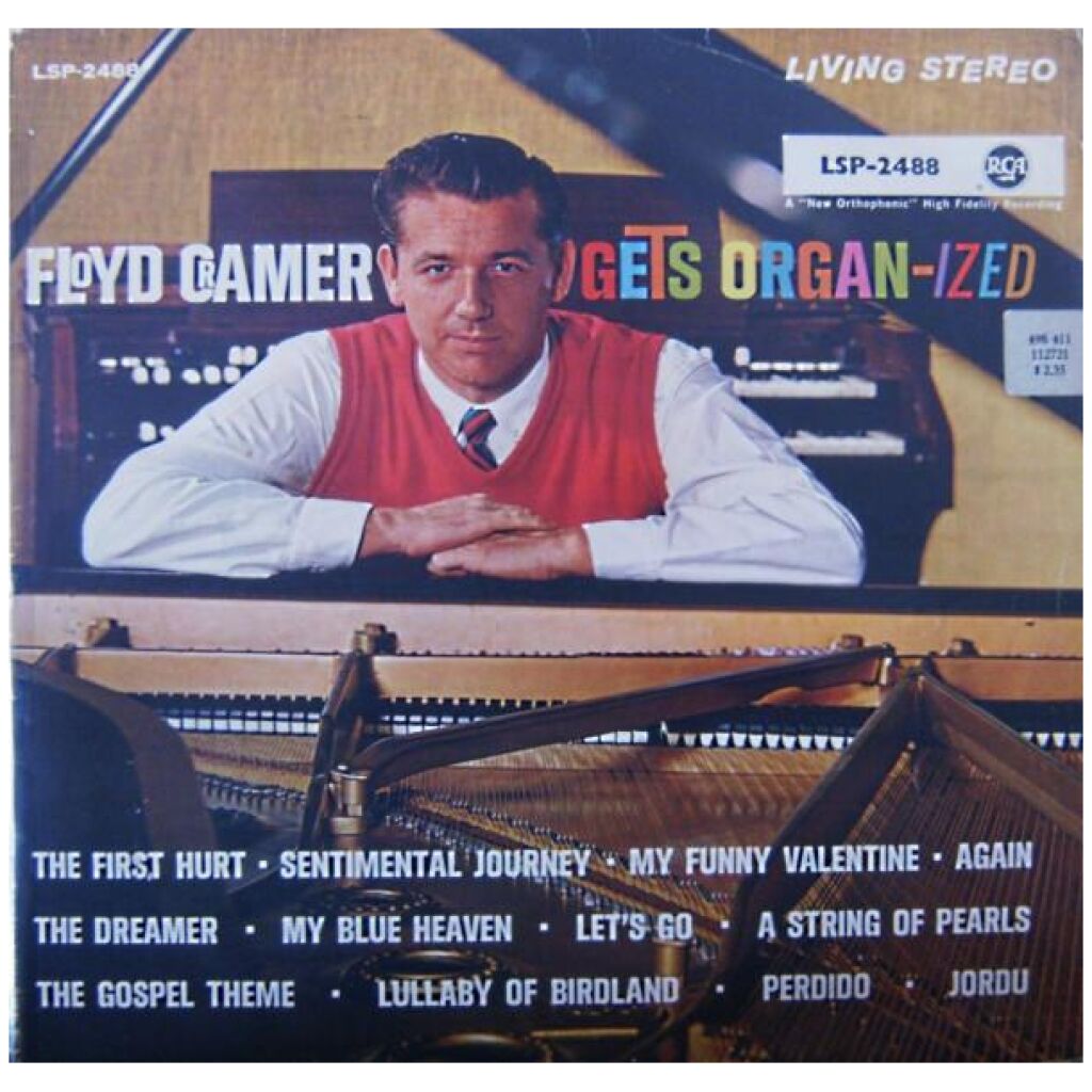 Floyd Cramer - Gets Organ-ized (LP, Album)