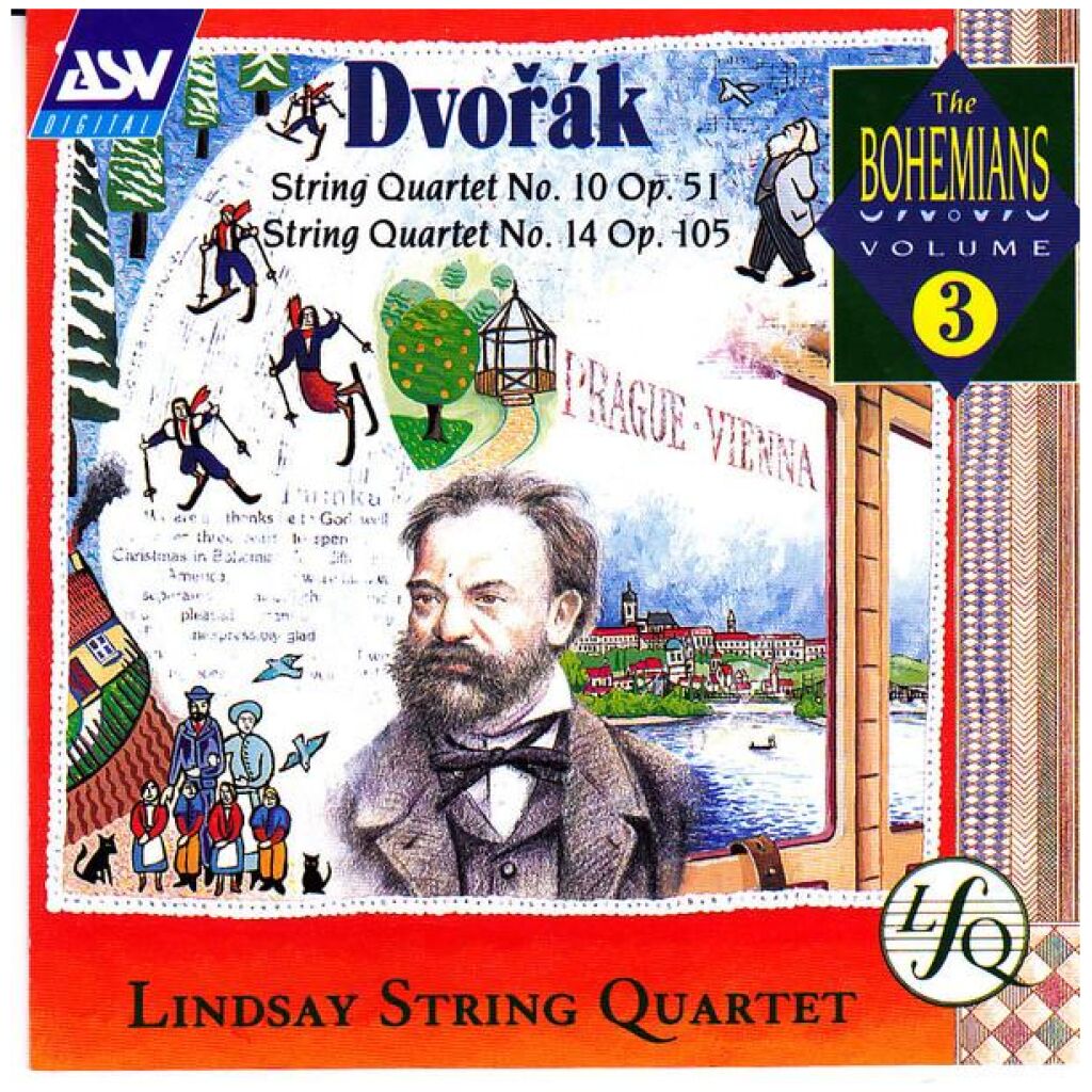 Antonín Dvořák, Lindsay String Quartet* - String Quartets No 10 & No.14 (CD, Album)