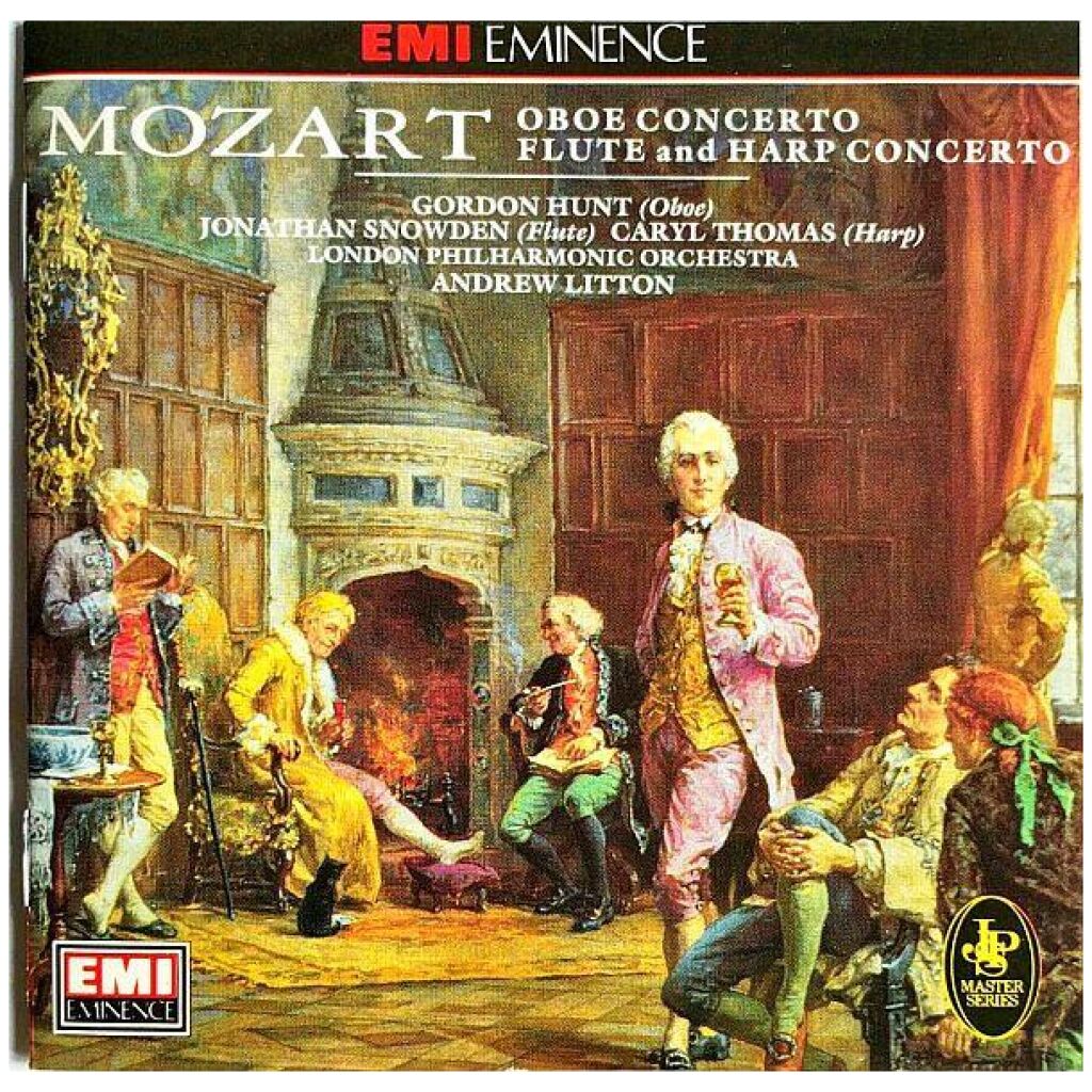 Mozart* - Gordon Hunt, Jonathan Snowden, Caryl Thomas, London Philharmonic Orchestra*, Andrew Litton - Oboe Concerto / Flute And Harp Concerto (CD, Album)