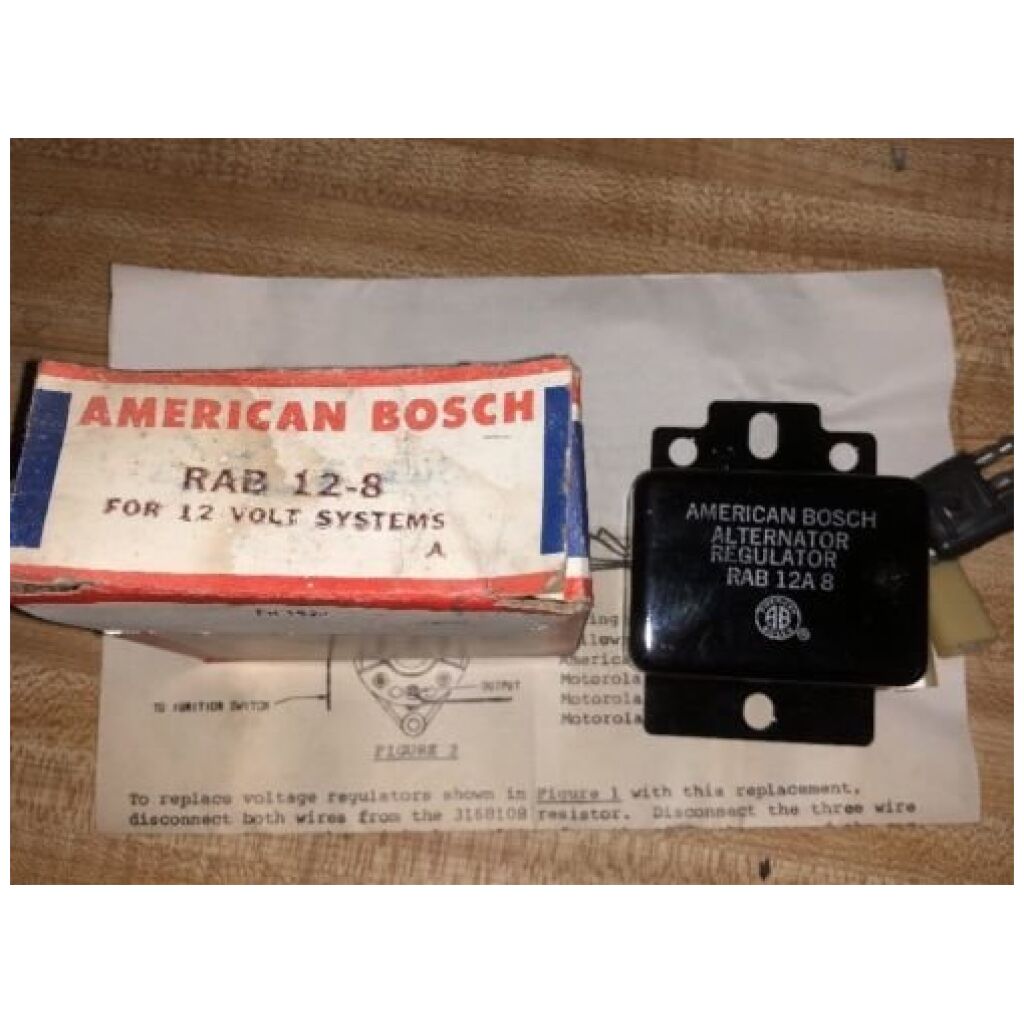 AMERICAN BOSCH RAB 12A8 LADDNINGSRELÄ AMC + JEEP 1963-67