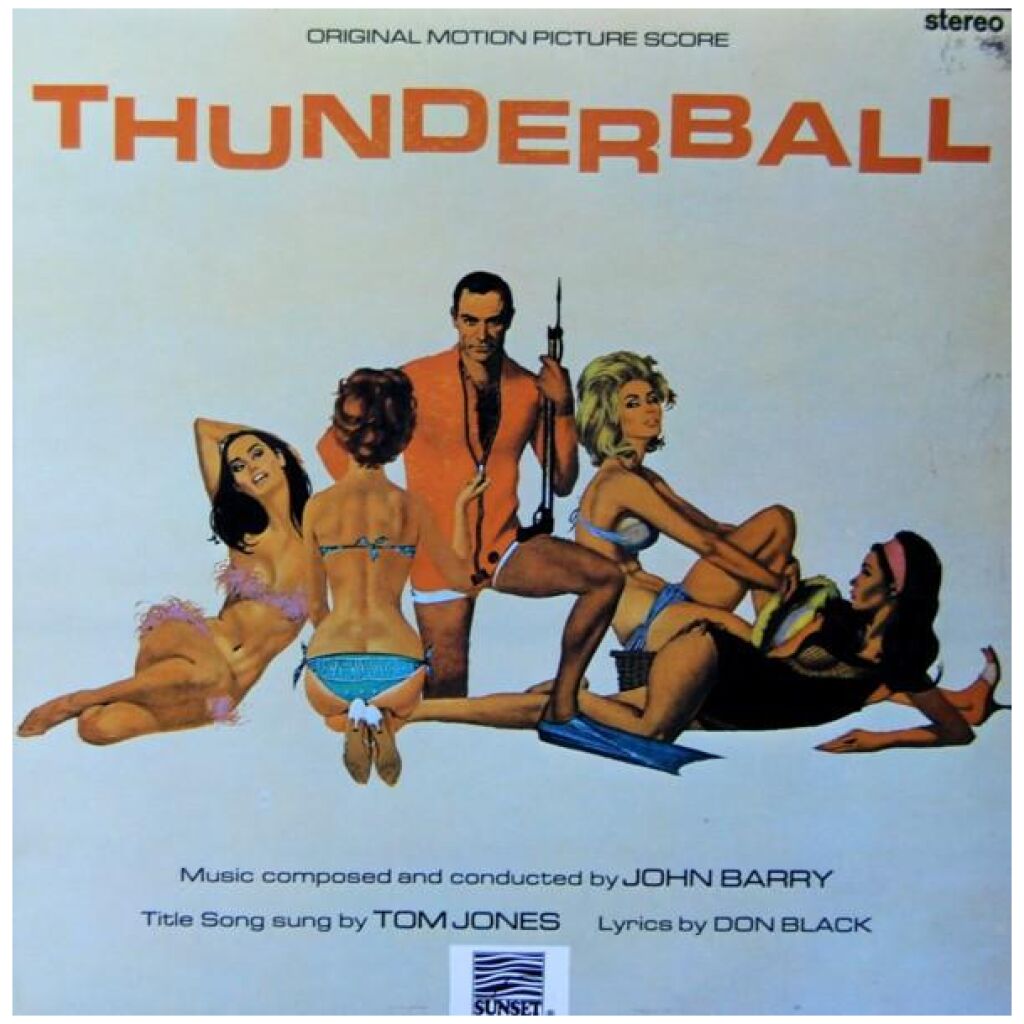 John Barry - Thunderball (Original Motion Picture Soundtrack) (LP, Album, RE)