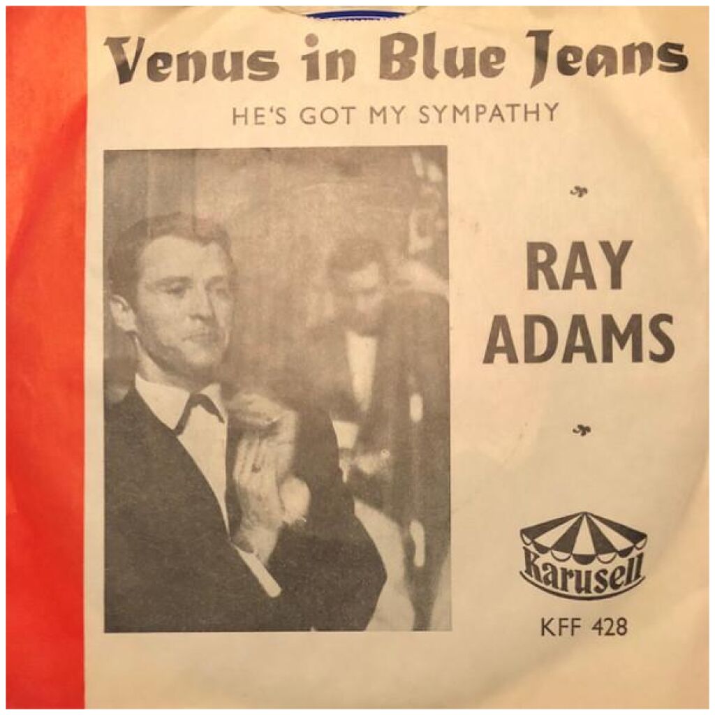 Ray Adams - Venus In Blue Jeans (7, Single, Blu)