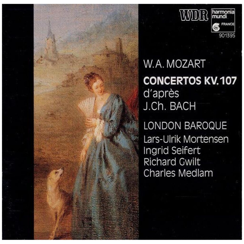 W.A. Mozart* / London Baroque, Lars-Ulrik Mortensen*, Ingrid Seifert, Richard Gwilt, Charles Medlam - Concertos KV.107 Daprès J.Ch. Bach (CD, Album)>