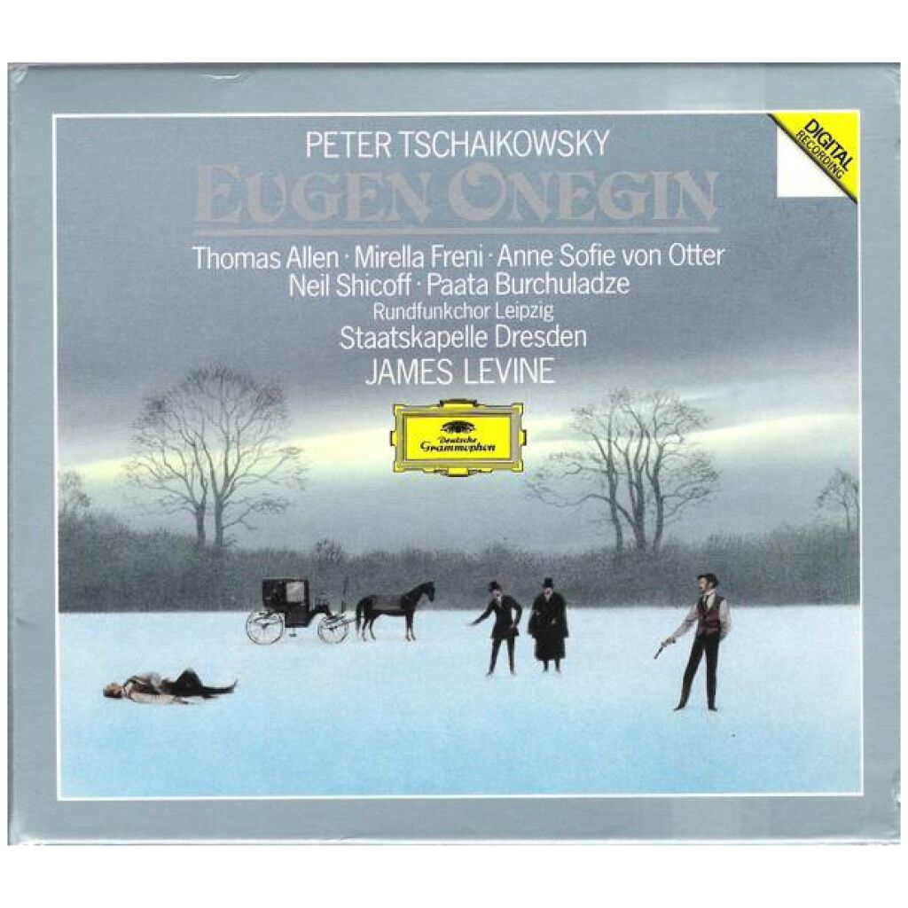 Peter Tschaikowsky*, Thomas Allen, Mirella Freni, Anne Sofie von Otter, Neil Shicoff, Paata Burchuladze, Rundfunkchor Leipzig, Staatskapelle Dresden, James Levine (2) - Eugen Onegin (2xCD)