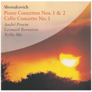 Shostakovich* André Previn, Leonard Bernstein, Yo-Yo Ma - Piano Concertos Nos. 1 & 2, Cello Concerto No. 1 (CD, Comp)