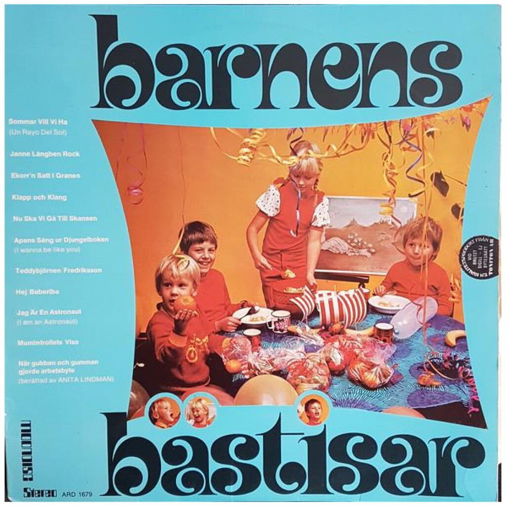 Various - Barnens Bästisar (LP, Album)