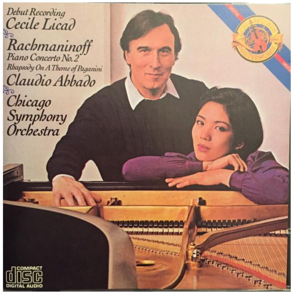 Cecile Licad, Rachmaninoff*, Claudio Abbado, Chicago Symphony Orchestra* - Piano Concerto No. 2 / Rhapsody On A Theme Of Paganini (CD)
