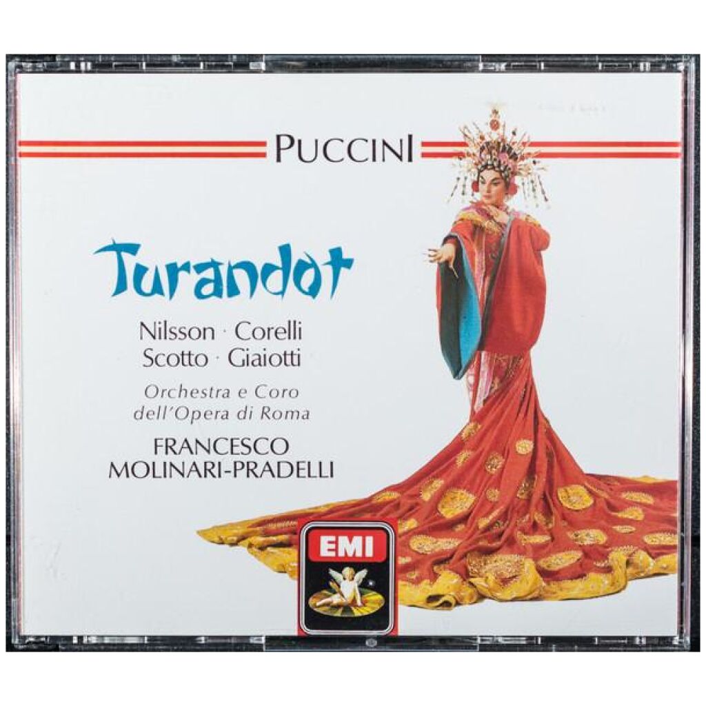 Puccini*, Nilsson*, Corelli*, Scotto*, Giaiotti*, Orchestra DellOpera Di Roma*, Coro DellOpera Di Roma*, Francesco Molinari-Pradelli - Turandot (2xCD, Album, RE)>