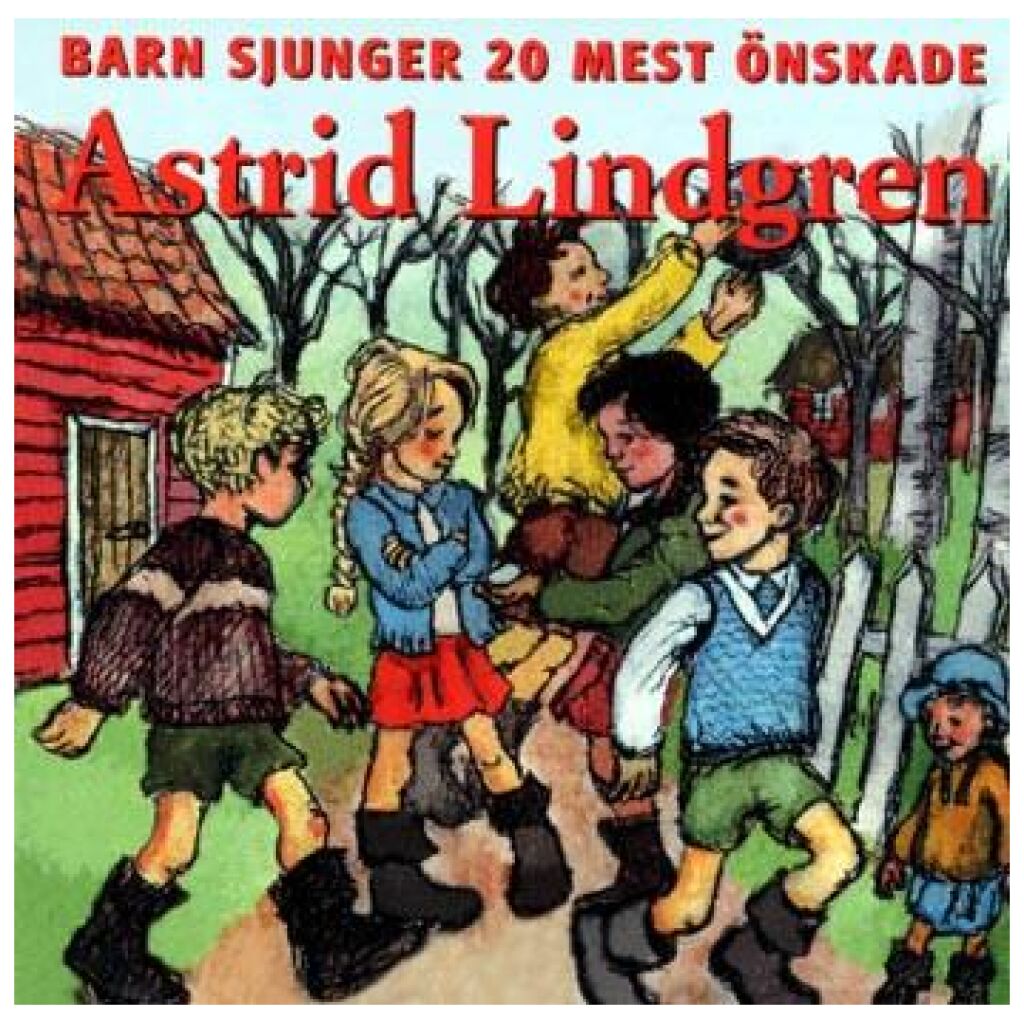 Various - Barn Sjunger 20 Mest Önskade Astrid Lindgren (CD, Comp)