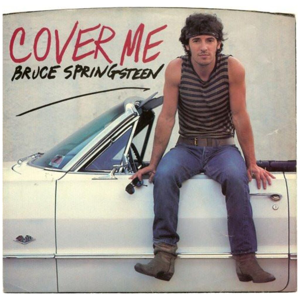 Bruce Springsteen - Cover Me / Jersey Girl (7, Single, Styrene, Pit)
