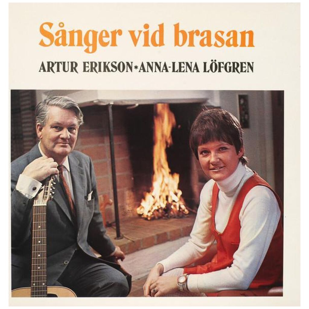 Artur Erikson, Anna-Lena Löfgren - Sånger Vid Brasan (LP)