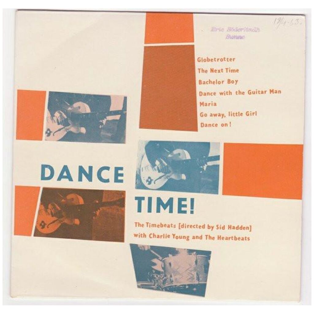 The Timebeats Directed By Sid Hadden With Charlie Young (6) And The Heartbeats (6) - Dance Time (7, EP)