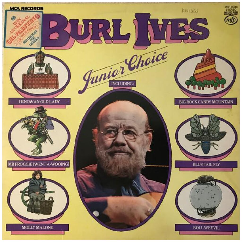 Burl Ives - Junior Choice (LP, RE)