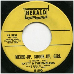 Patty & The Emblems - Mixed-Up, Shook-Up, Girl / Ordinary Guy (7, Single)