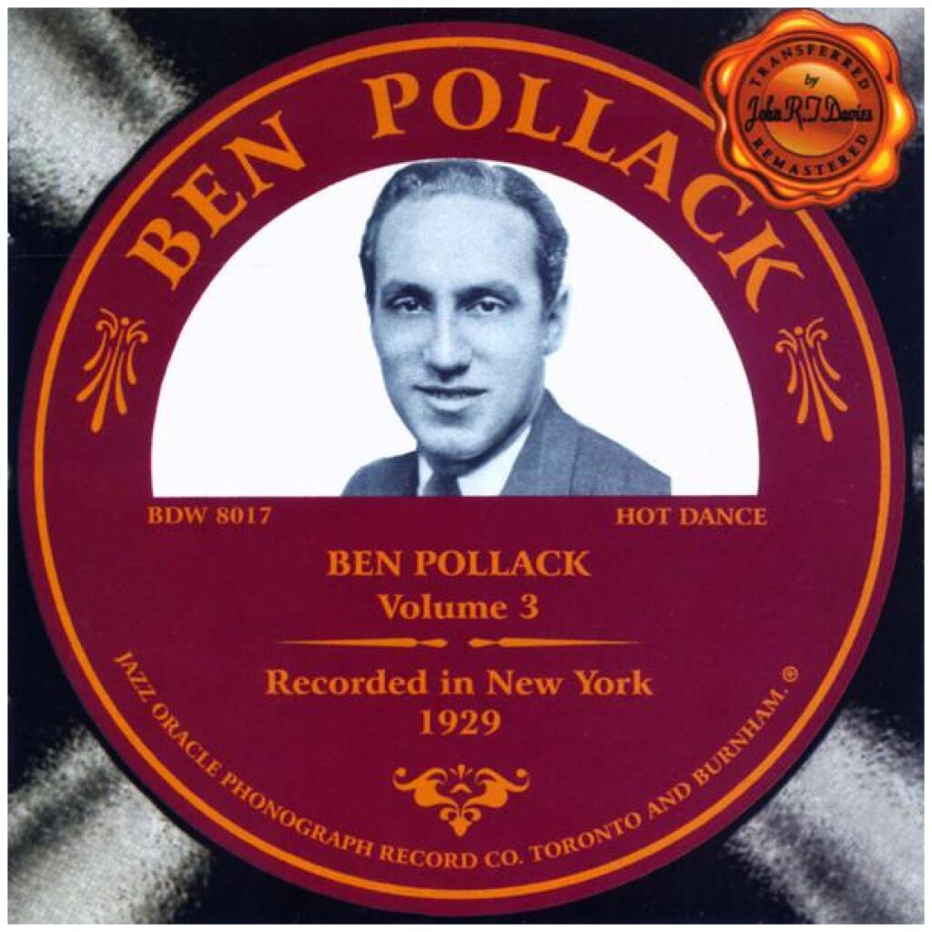 Ben Pollack - Ben Pollack Volume 3 Recorded In New York, 1929 (CD, Comp)