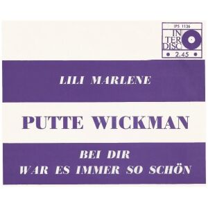 Putte Wickman - Lili Marlene (7, Single)