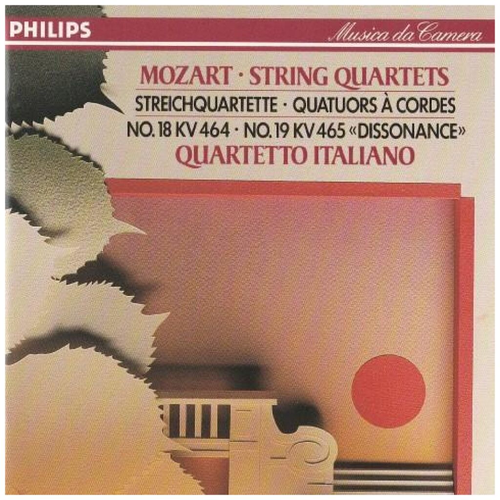 Mozart*, Quartetto Italiano - String Quartets - No. 18 KV 464 - No. 19 KV 465 Dissonance (CD, Album)