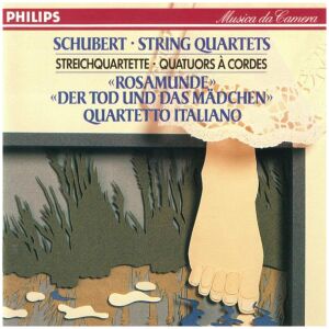 Schubert* u200e– Quartetto Italiano - Streichquartette - Rosamunde • Der Tod Und Das Mädchen (CD, Comp, RM)