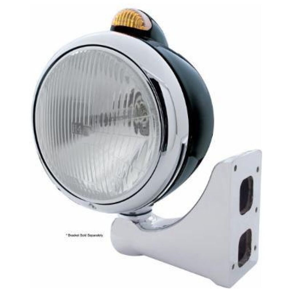 Black Guide 682-C Headlight H4 & Dual Mode LED Signal