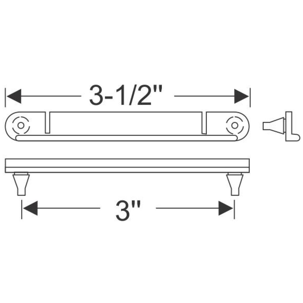 Door drain hole seal 1962-72 2dr 4dr ht cab sedan Pontiac Buick Cadillac Oldsmobile Chevrolet