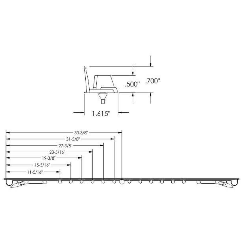 Torpedgummlist Huv 1948-49 2dr 4dr ht cab sedan Cadillac Oldsmobile