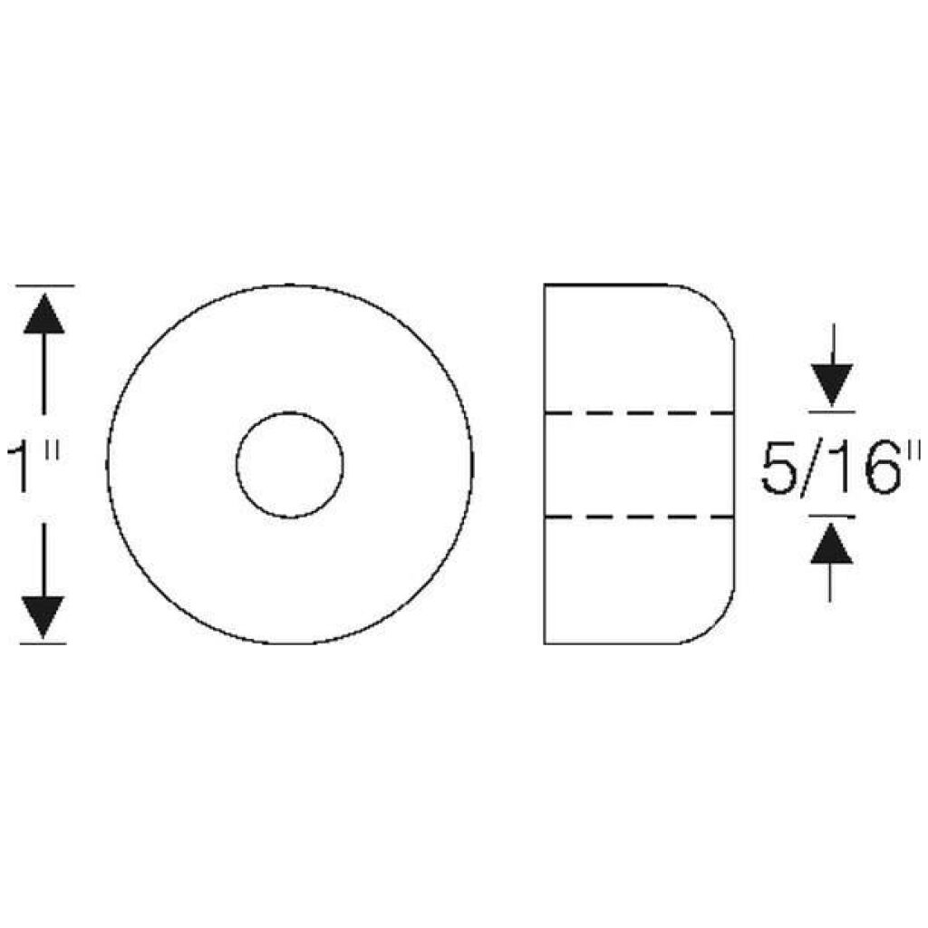 Door check link rod end stop