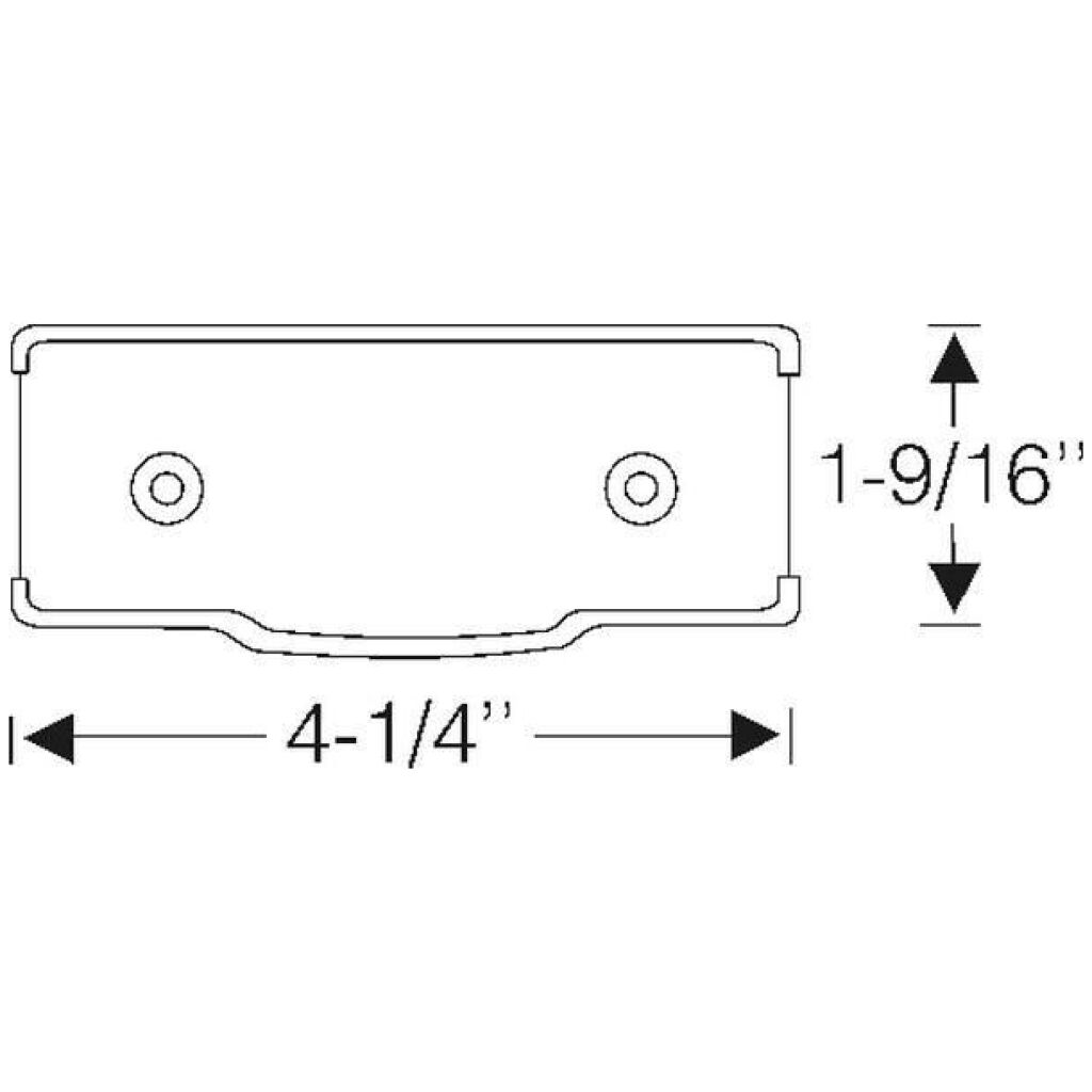 Detachable center post pad 1937-40 4dr cab sedan Cadillac Buick