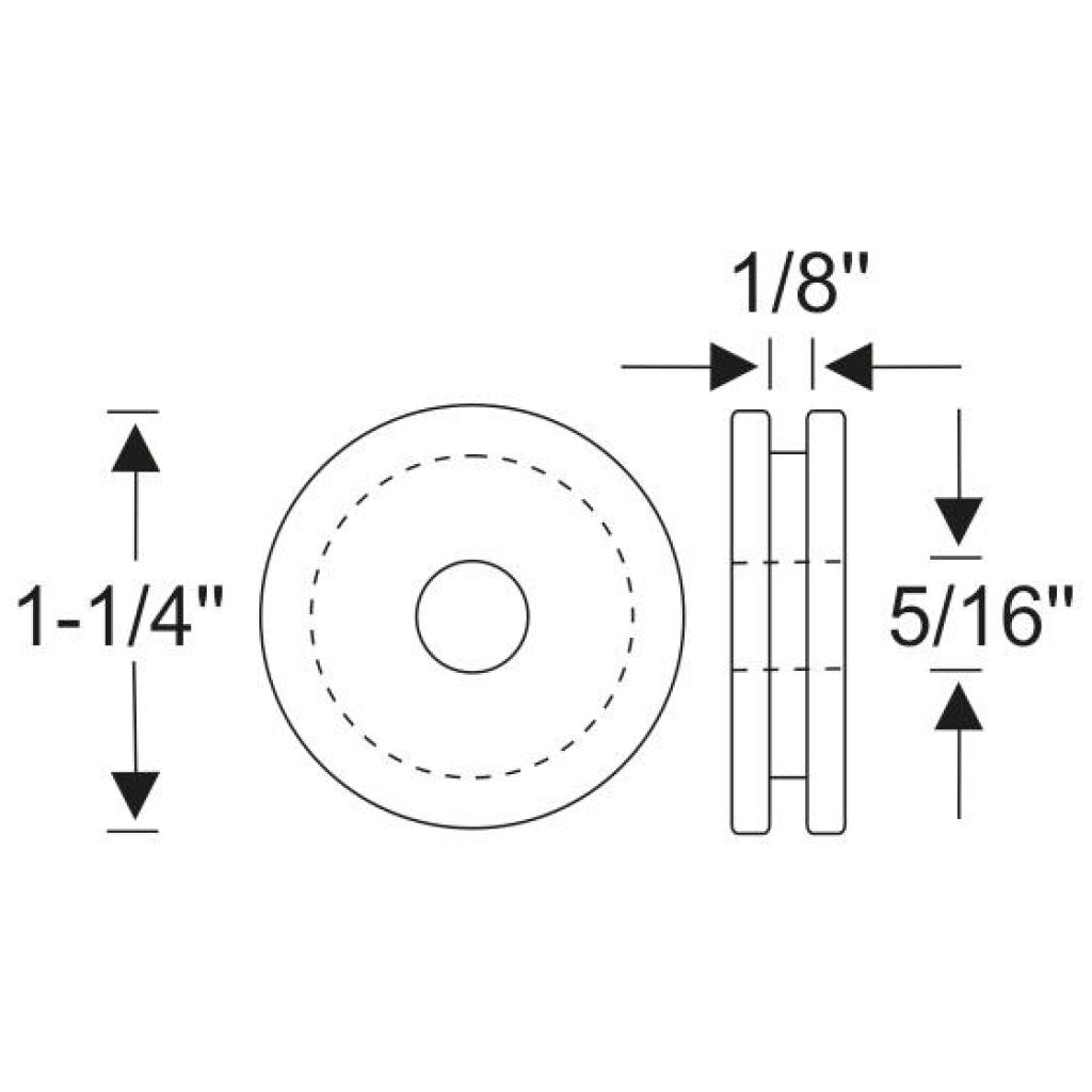 Torped Genomföring 1-1/4" 1933-36 2dr 4dr cab sedan Packard