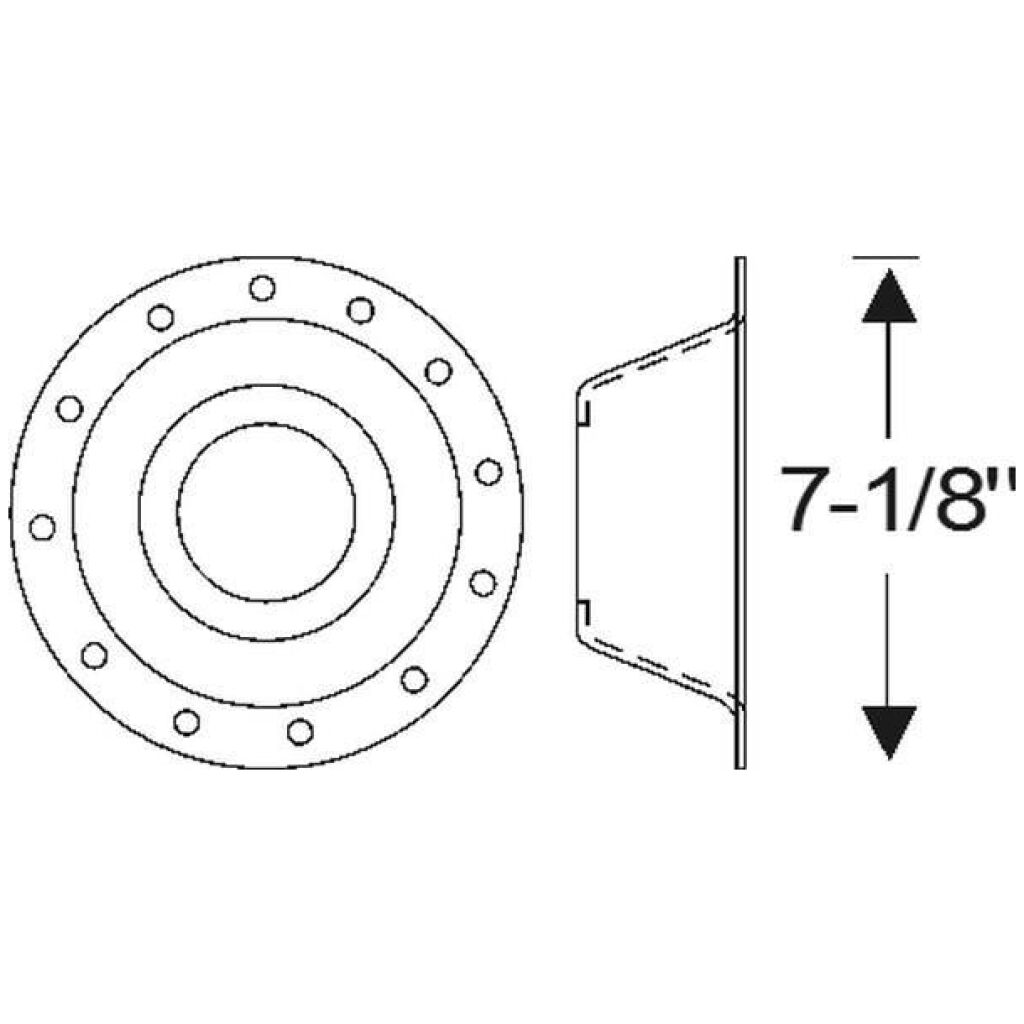 Vakuumkoppling / bromscylindermembran 1930-50 2dr 4dr cab sedan Cadillac Buick Packard