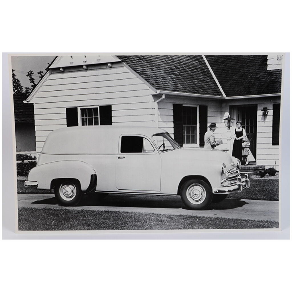 Fabriksfoto 1951 Chevrolet Delivery 31 x 45 cm