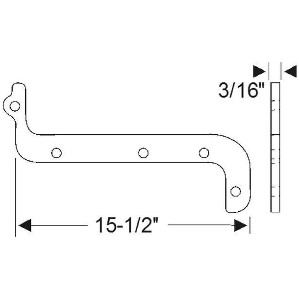 Front Fender Seal 1935-37 2dr 4dr cab sedan Packard