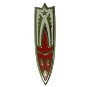 EMBLEM BAKSKÄRM/ BAKDÖRR OLDSMOBILE 88 + 98 1958 GM 4722817