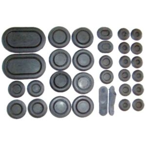 Body Plug Rubber Grommet Set 1965-66 2dr ht cab Ford