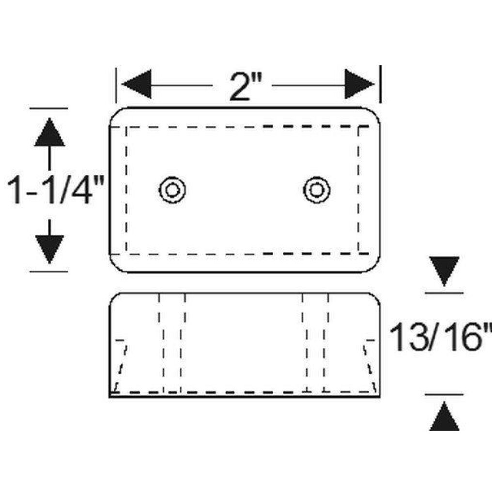 Detachable Centerpost Pads 1928-30 4dr Packard