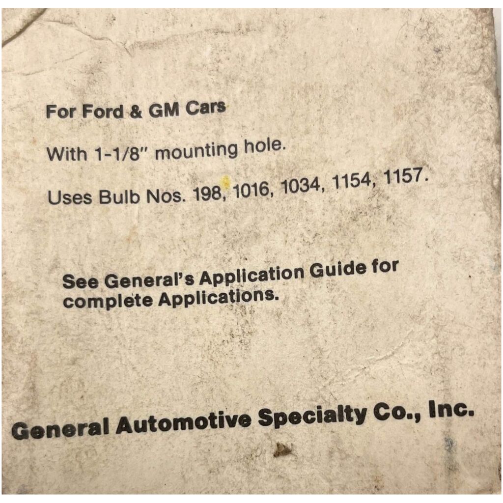 Lampsockel bakljus 1-1/8" GM & Ford bilar , General 34280