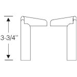 Pillar Post, A stolpe Gummilister 1954-56 2dr ht Buick Cadillac