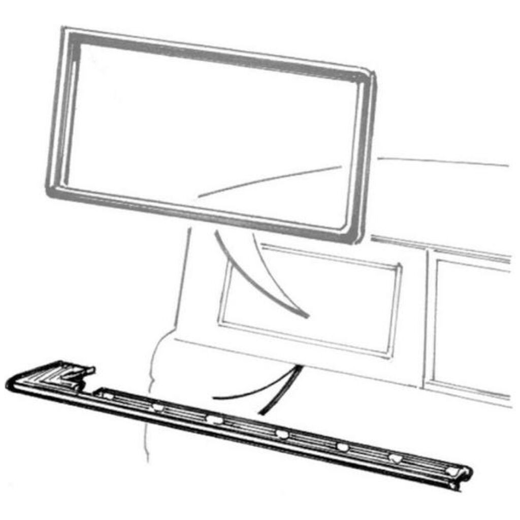 Roof To Quarter Panel Seals 1966-77 2dr Ford