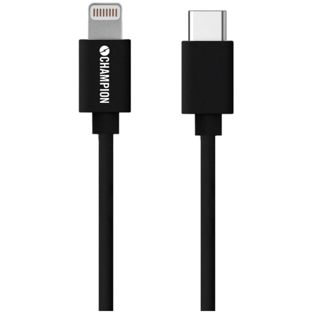 Kabel Lightning till USB C 2 m Svart