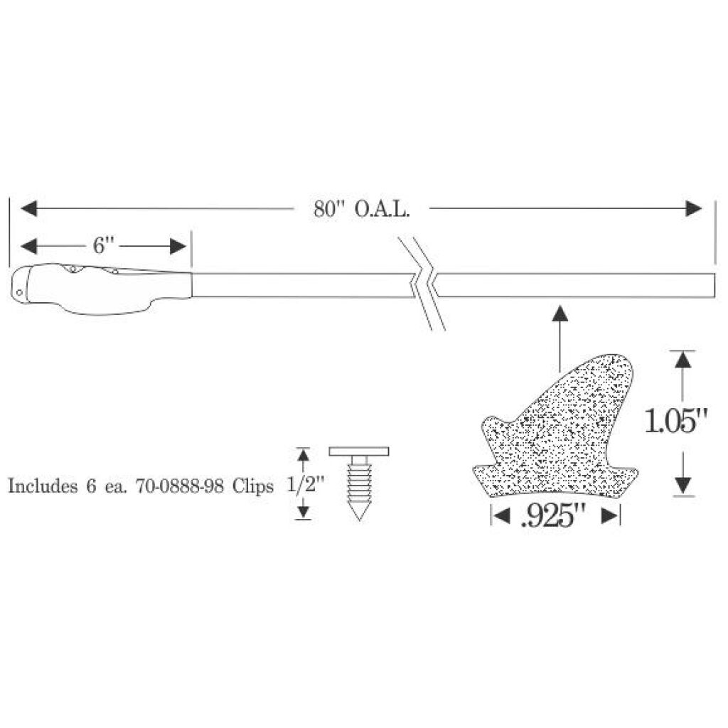 Hardtop Roof Rail Weatherstrips