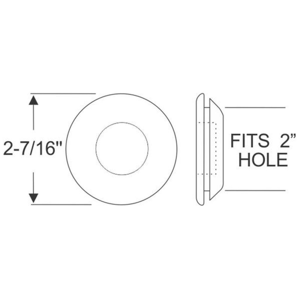 2-7/16" Floor Plug 1971-75 2dr sedan Chevrolet