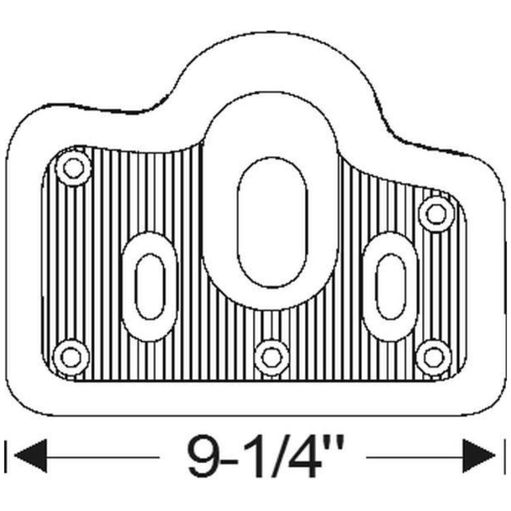 Rattstångs golvplatta 1933-35 2dr 4dr cab sedan Buick