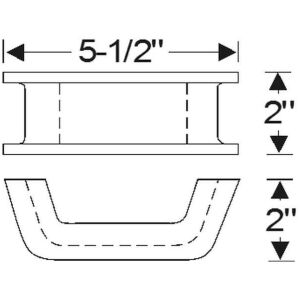 Engine Mount Pad Set 1927-30 2dr 4dr cab sedan Buick