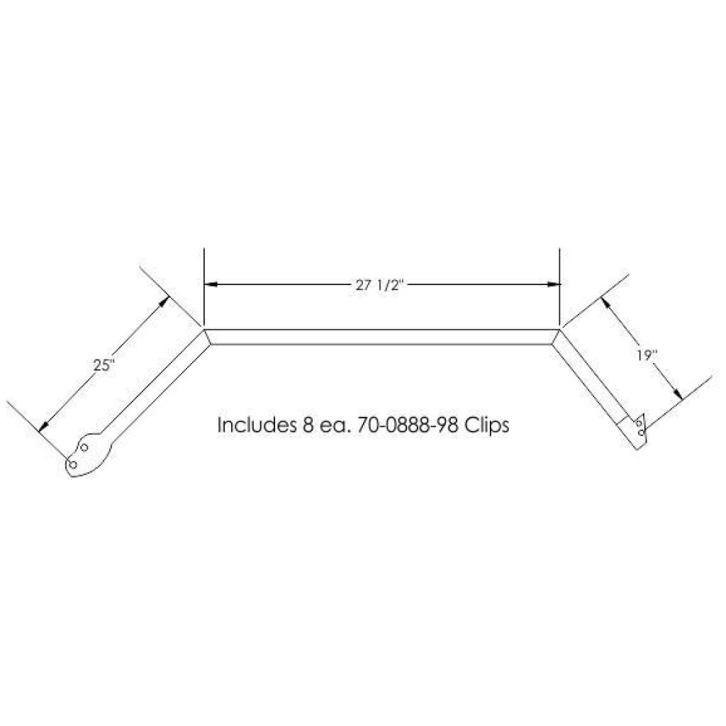 Hardtop Roof Rail Weatherstrip