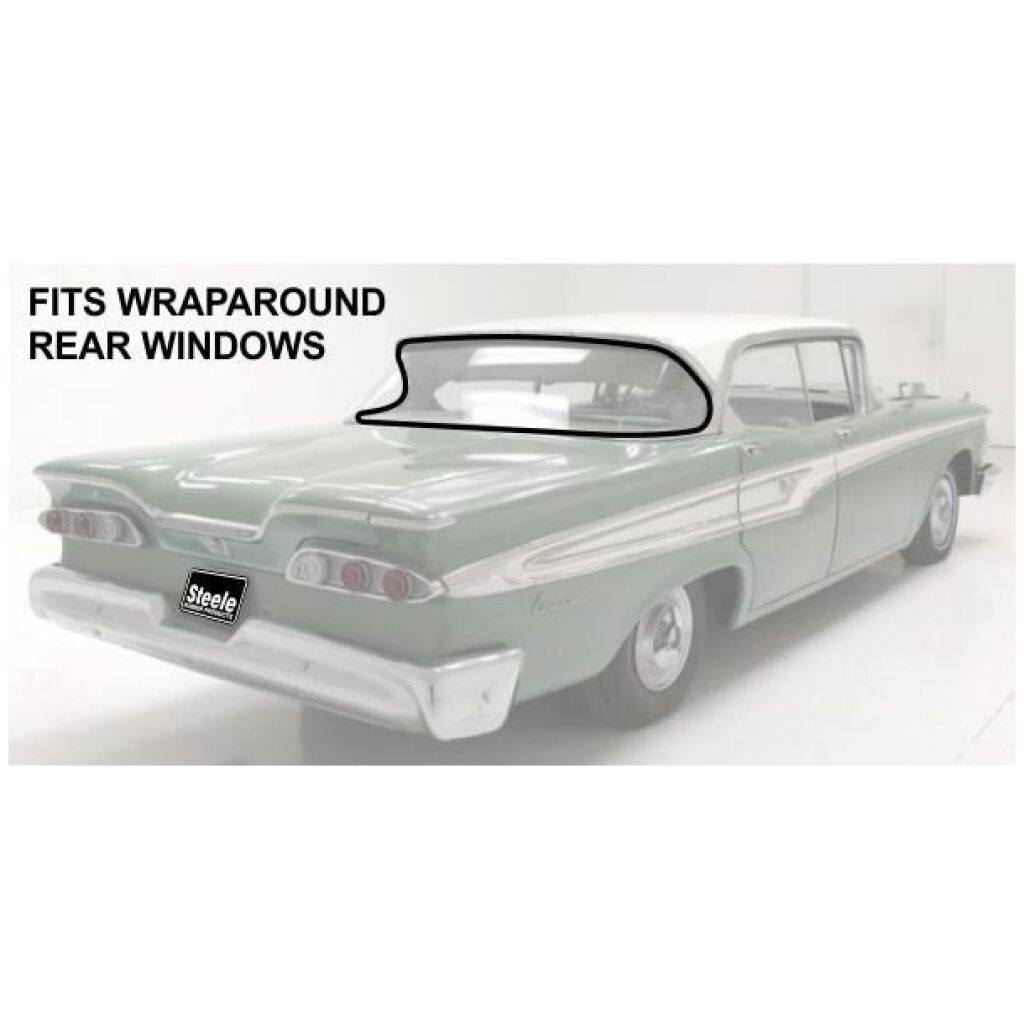 Bakrutegummilist 1959 2dr 4dr ht sedan Edsel Ford