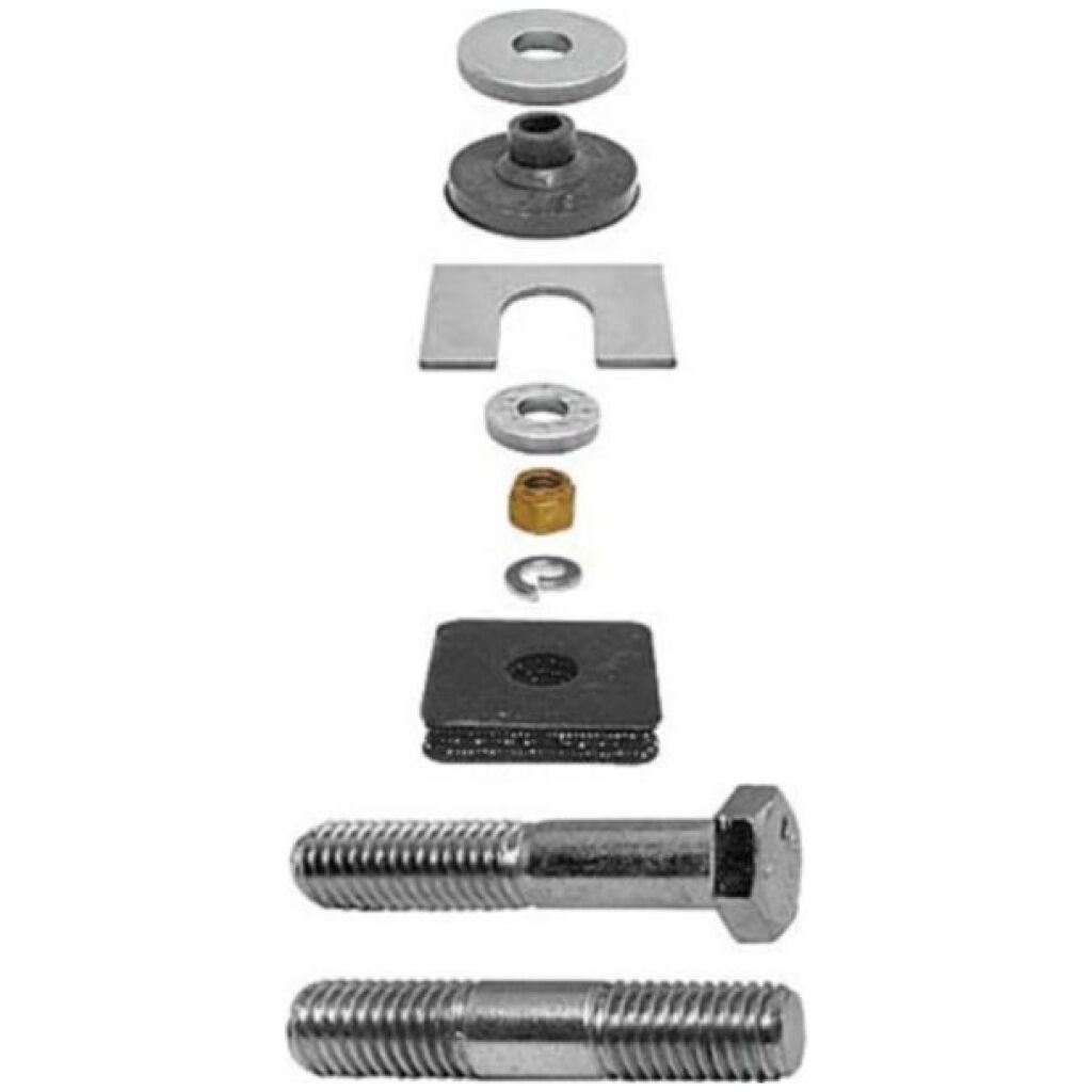 Gummisats Chassi till ram 1952-54 2dr 4dr sedan Ford